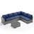 7 Piece Modular Patio Conversation Sets, Sectional Seating Group with Cushions-1056262841-1043022531