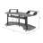 71" Desk In Black Oak Finish - Modern Workspace Solution Music Writing Functional Design