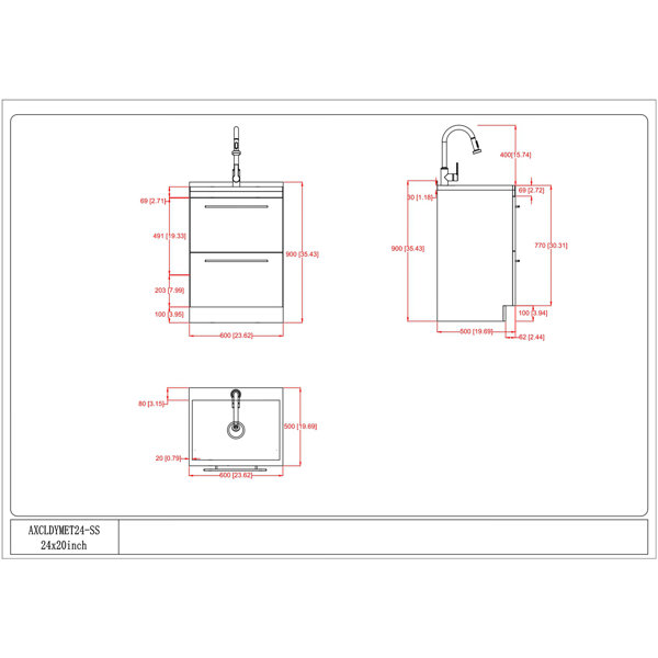 Dimensions du produit