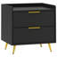 50cm W Engineered Wood Bedside Table-810767664