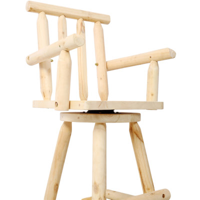 Tabouret de bar rustique - Fabrication en bois de sapin