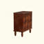 Canapé moderne à 2 tiroirs, table d'appoint étroite, table de chevet mince pour le salon, chambre à coucher