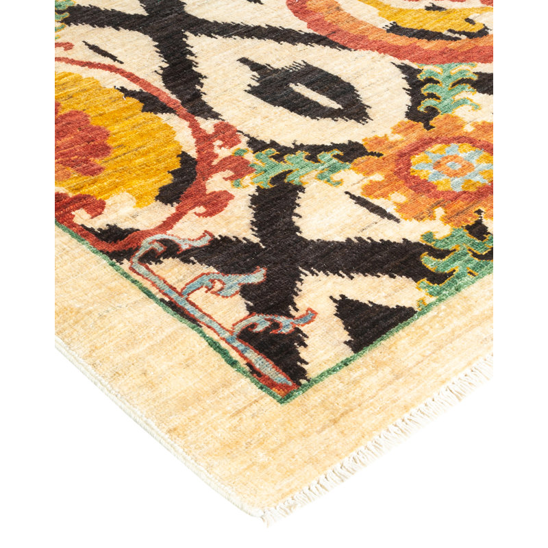 Suzani One-of-a-Kind 9'10" X 10'3" Area Rug
