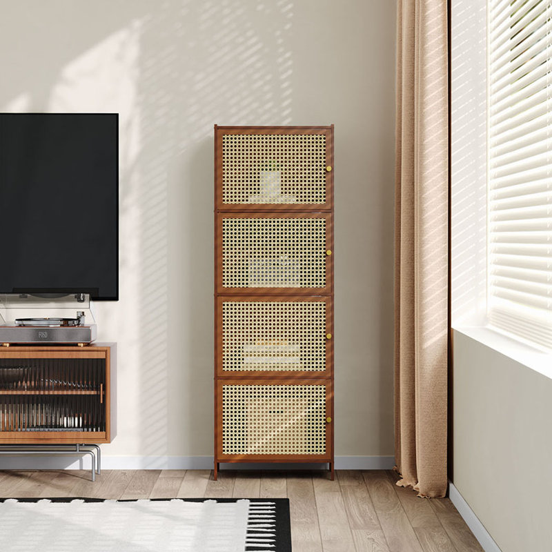 43cm W Bookcase, (4 Shelves) 126cm H x 43cm W x 32cm D