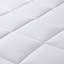 Édredon en coton de qualité supérieure, style Dobby blanc moderne pour la maison