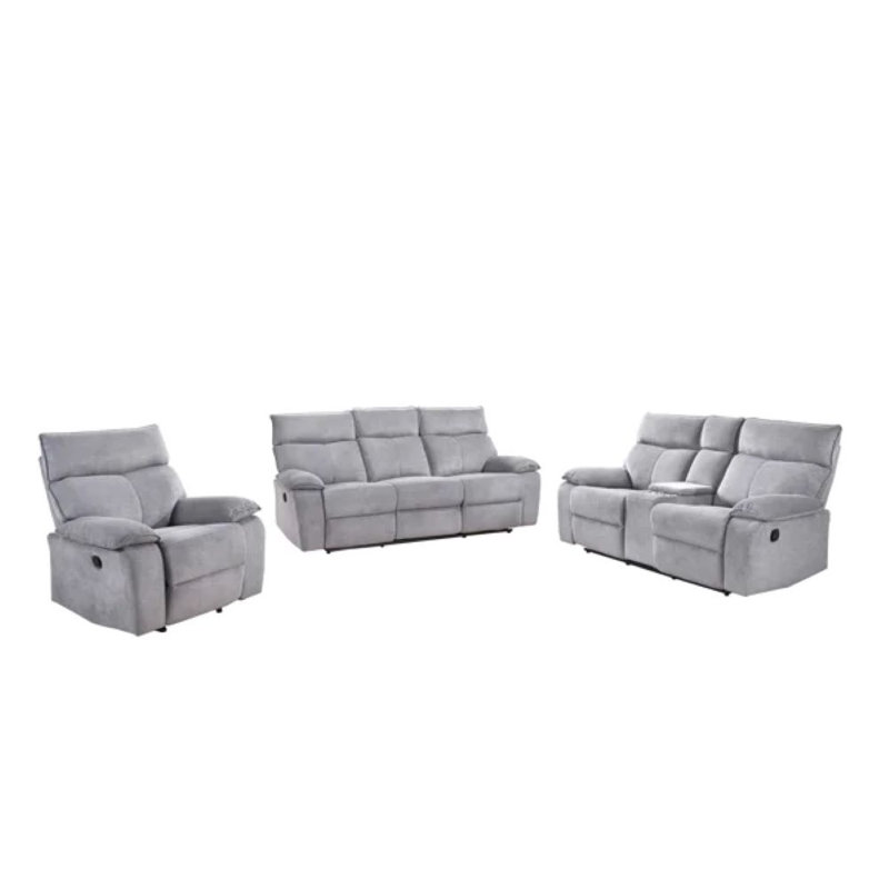 Ensemble de salon configurable Charlcombe, 3 Pcs: Chair, Loveseat, Sofa