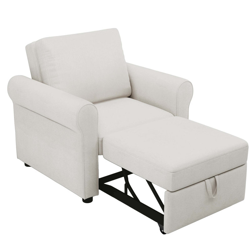 Canapé-lit 3 en 1, canapé-lit convertible, dossier ajustable en canapé, fauteuil, lit simple, canapé-lit moderne