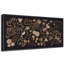 «Vibrant Wildflower Lush Summer Garden Blooming Trees Antique Retro Colorful Room Extra Large Wall Decor», reproduction encadrée-111565979-96074489