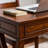 Simple Retro Rectangular Solid Wood Writing Desk