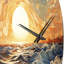 Beach Photo Sunkissed Sands IV Metal Wall Clock-93396730