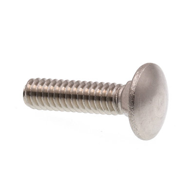 Boulons de chariot, acier inoxydable de calibre 18-8, 1/4 po à 20 x 1 po (paquet de 25)