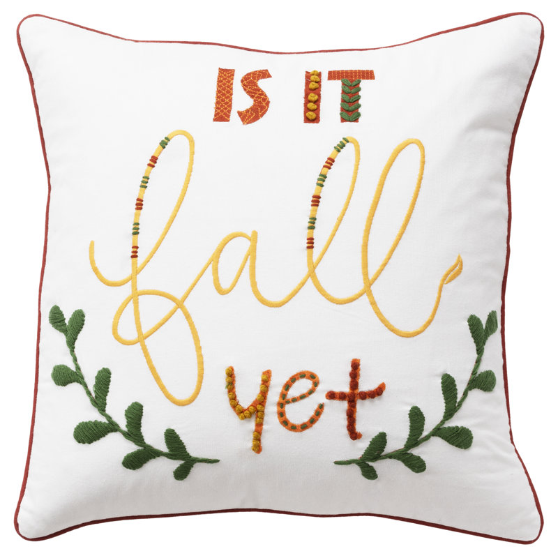 Housse et insert de coussin carré en coton 