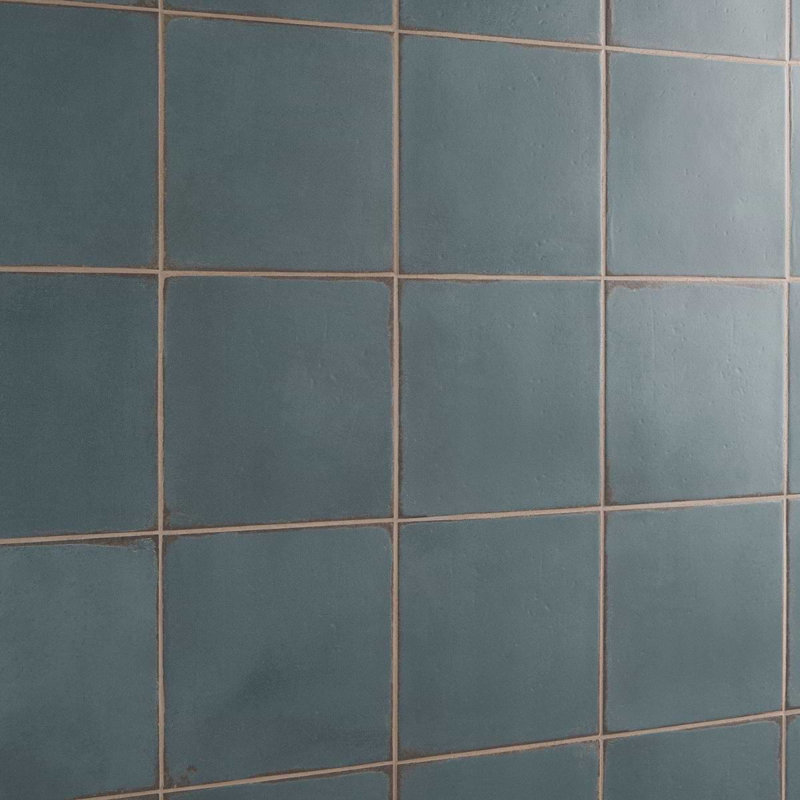 Los Lunas 8x8 Matte Porcelain Tile, Blue