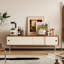 Meuble télé simple en bois massif-106554502