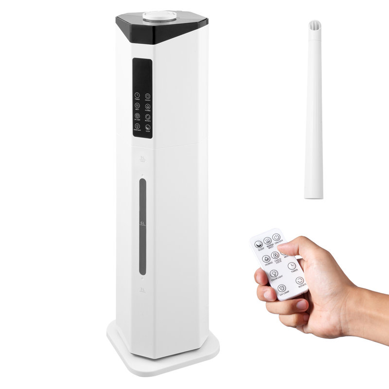 Humidificateur commercial brume froide / chaude 2,4 gallons pour recharge supérieure 430,6 pieds carrés
