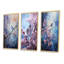 «Winter Enchanted Frost Pointillism», 3 pièces sur toile-1577309707-1577309940
