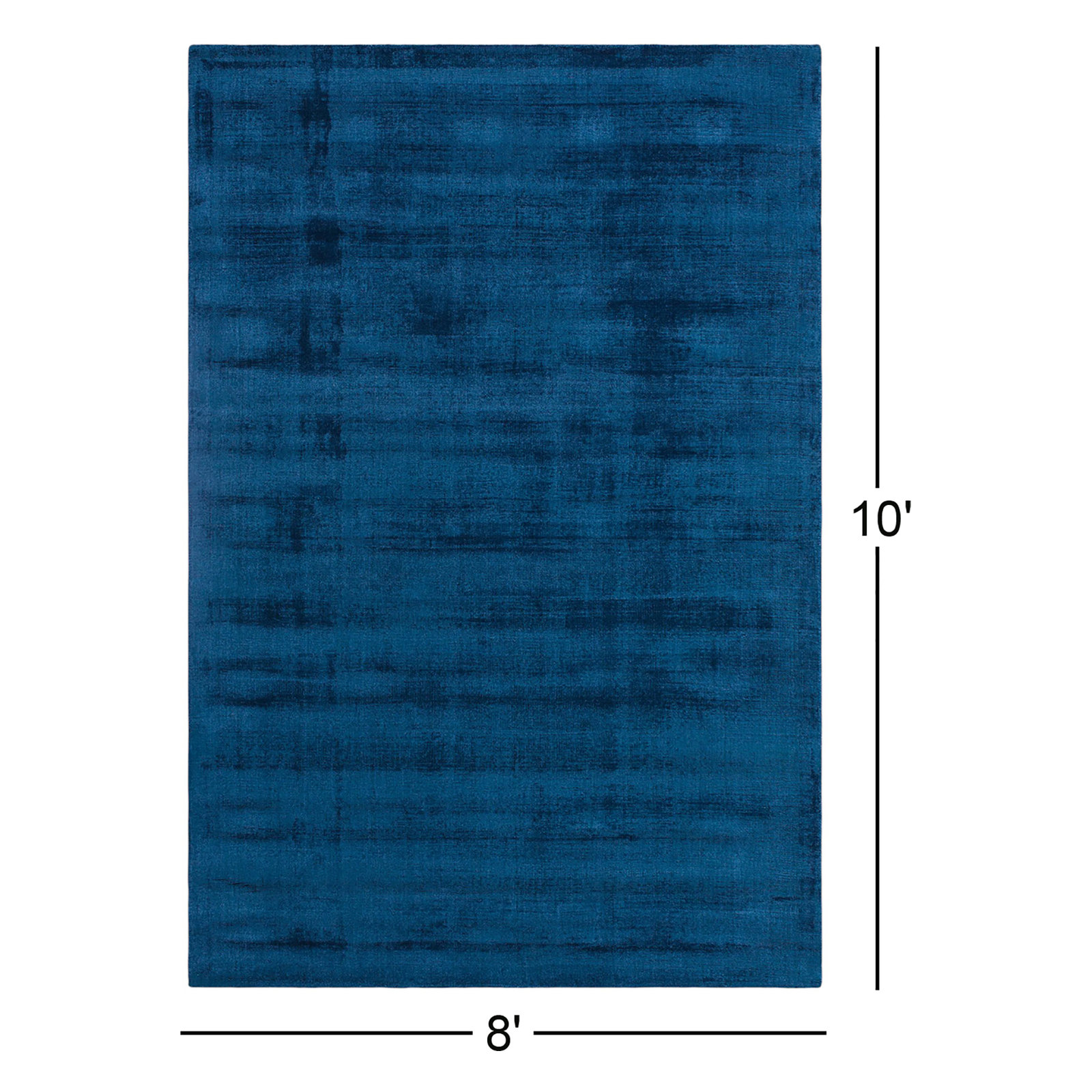 Rectangle Hasting Area Rug with Non-Slip Backing, Rectangle 8' x 10'