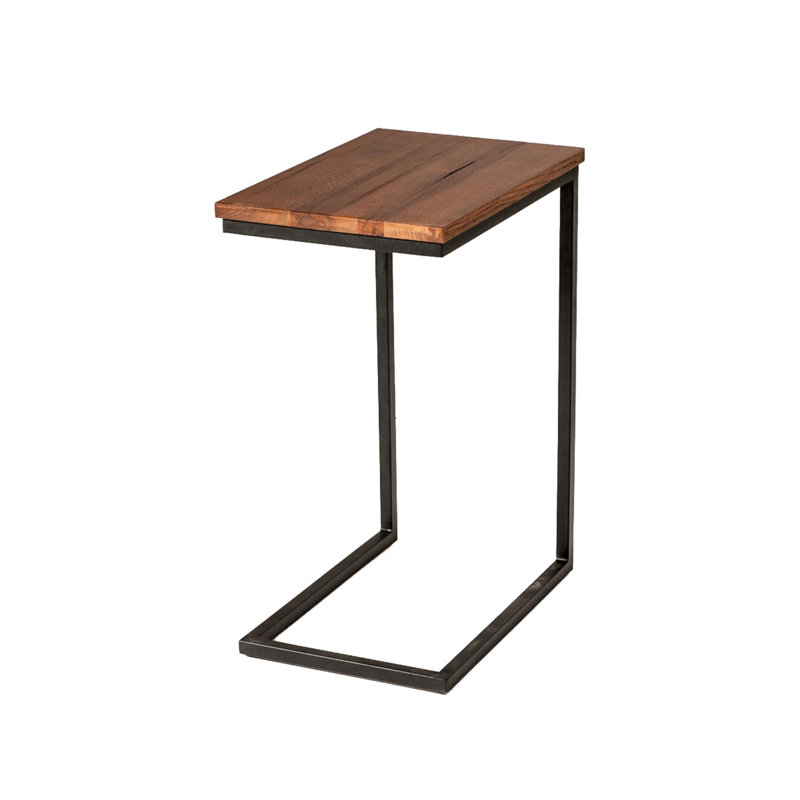 Solid Wood Top End Table