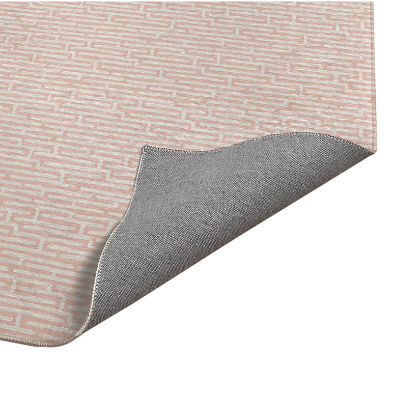 Tapis de bureau Twilight Labyrinth, L 6 pi x L 4 pi, Rose