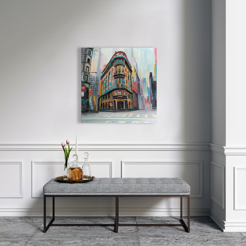 Building Architecture in New York - Toile brune décor à la maison