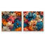 Houilles - Ensemble de 2 collages floraux carrés-101861741-101861744
