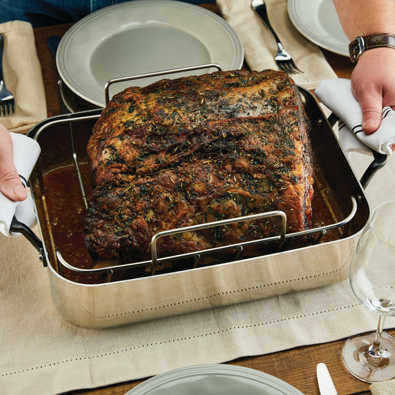 KitchenAid Non-Stick Roasting Pans, Polished Stainless Steel