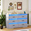 Commode 6 tiroirs avec lumière DEL et port USB-557616024