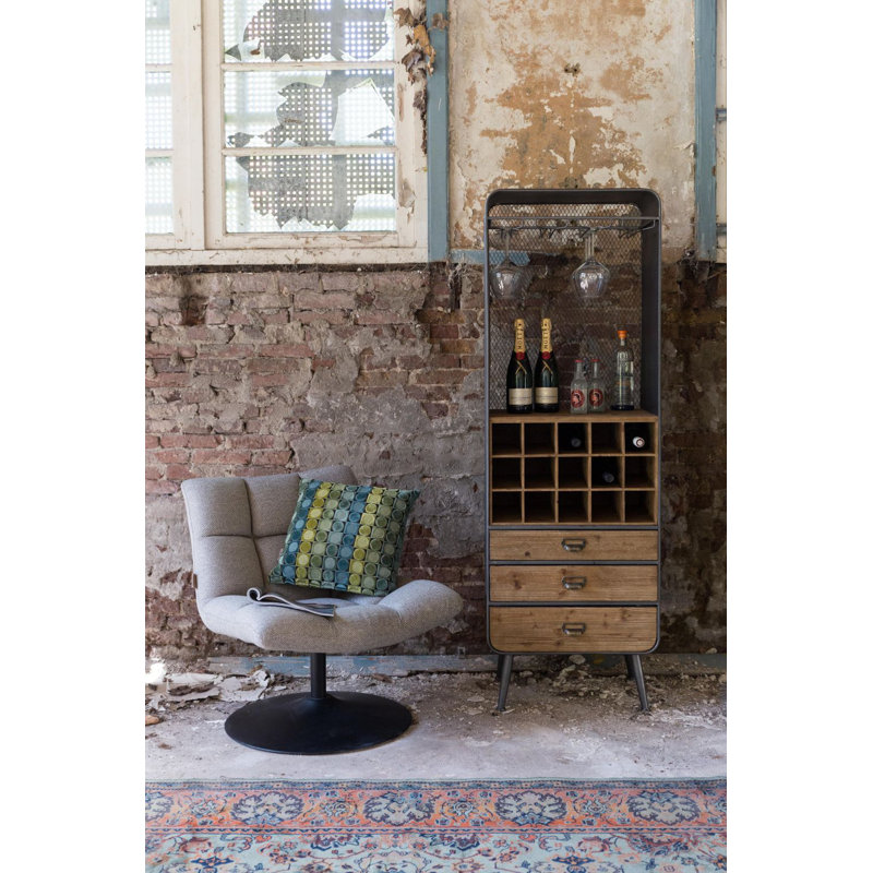 Vino Solid Wood Bar Cabinet
