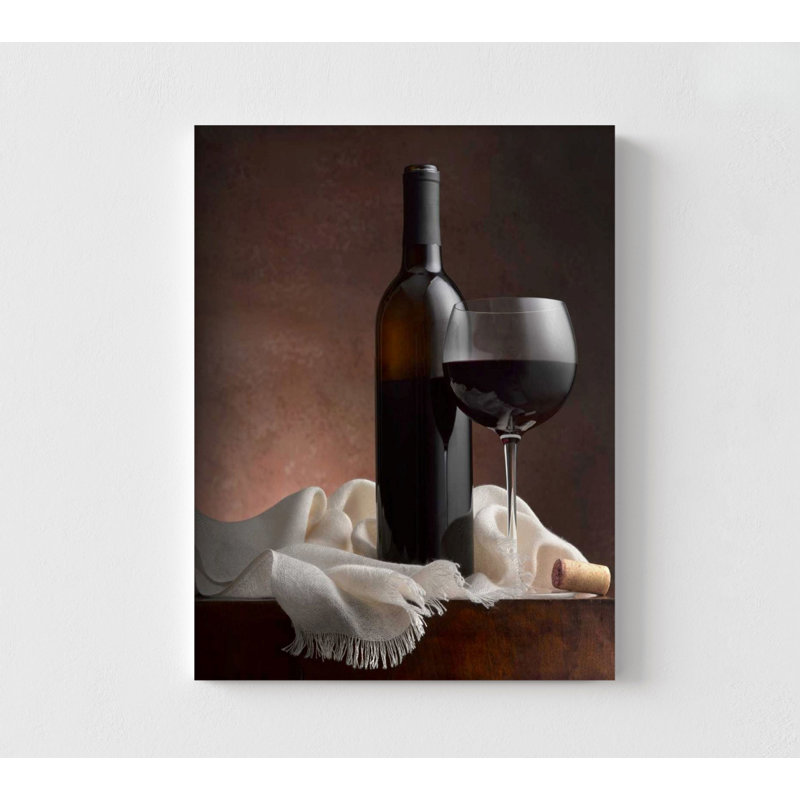 «Red Wine and Cork» par Barry Seidman, impression d'affiche de bouteille de vin, décor de bouchon de vin, art mural café, affiche idée de cadeau maison sommelier