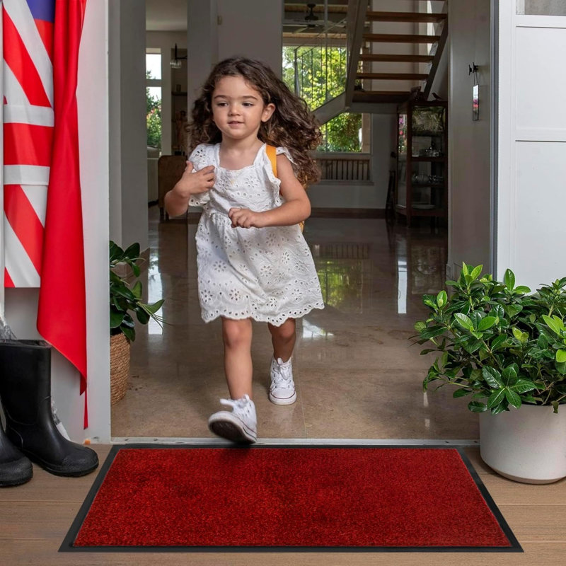 Doormat, 60cm W x 120cm L, Red