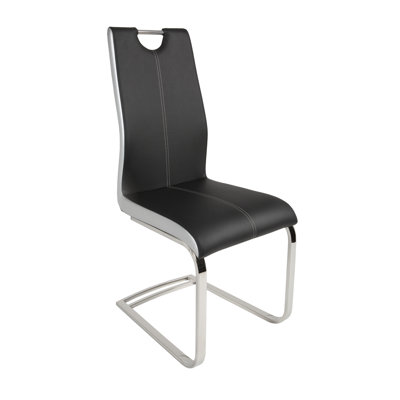 Bram 48cm H Upholstered Cantilever Chair