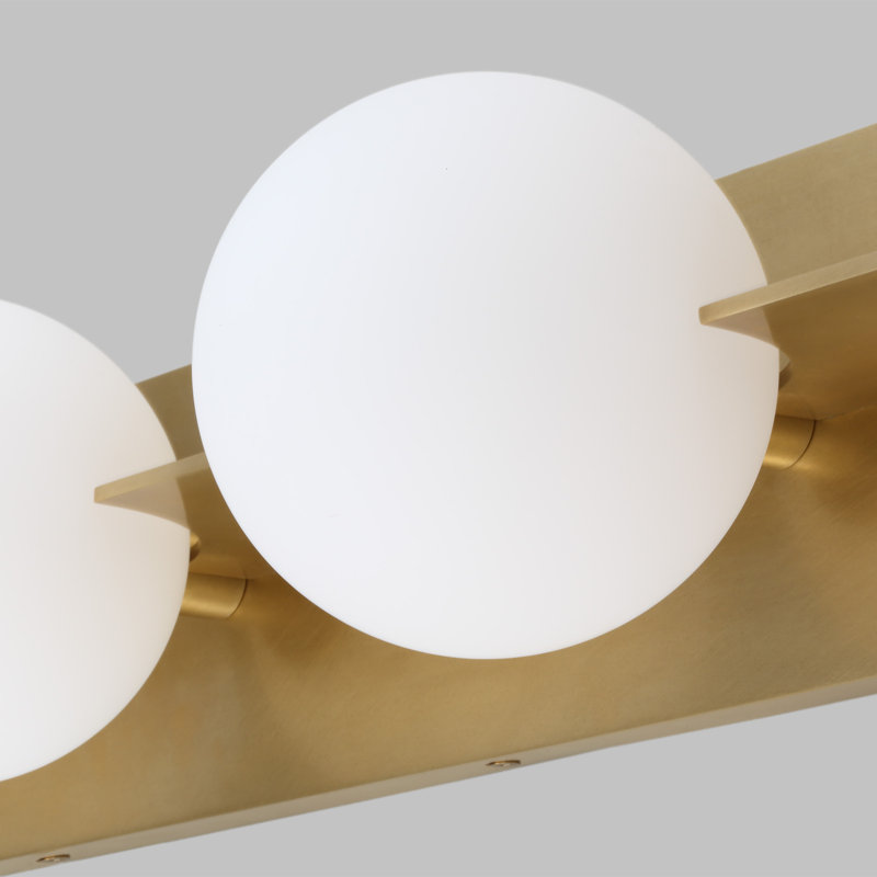 Orbel 3 - Light Vanity Light, Yes, Natural Brass