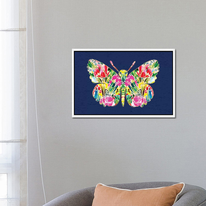 Freshly Picked 1 Piece Wall Art on Canvas, 45.72cm H x 66.04cm W x 3.81cm D, White Framed