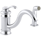 Fairfax Single Hole Kitchen Sink Faucet with 9" Spout