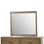 Commode double 6 tiroirs avec miroir Vanallen