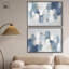«Dreaming Indigo I Set Canvas Elegant Modern Art» par Art Remedy-111742841-111742844