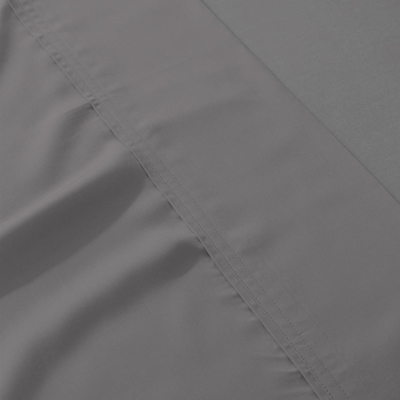100% Organic Cotton Cool & Crisp Percale Weave Sheet Set - Sleep by Wayfair™, Full/Double Sheet Set with 2 Pillowcases