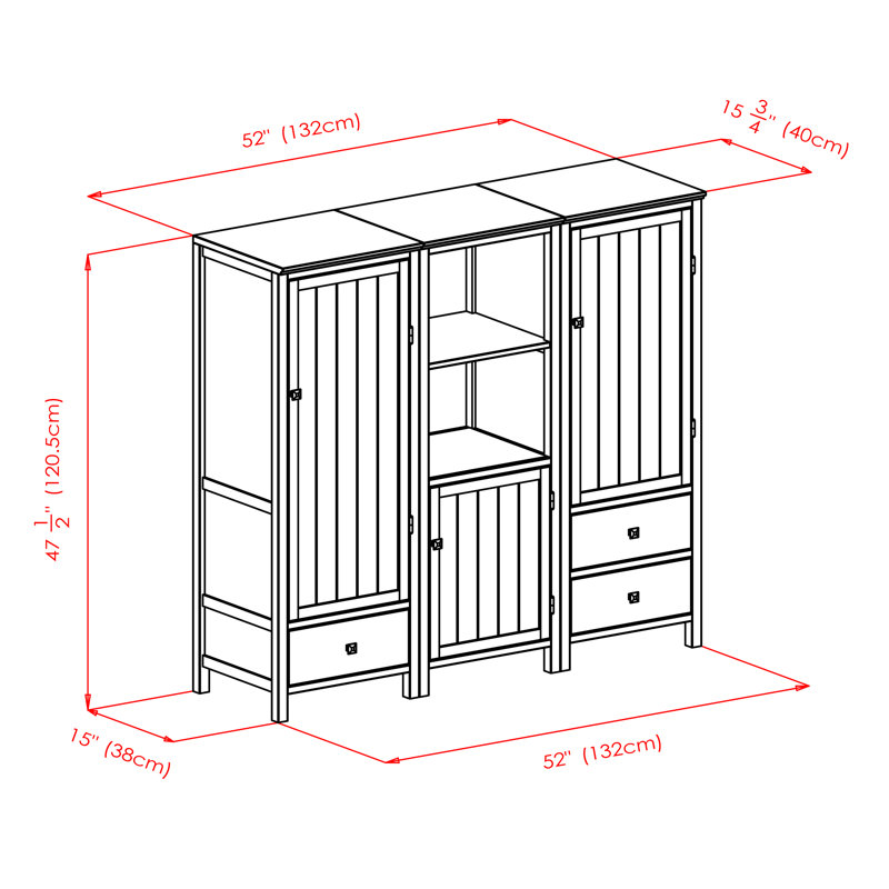 Glasco 51.96'' Sideboard