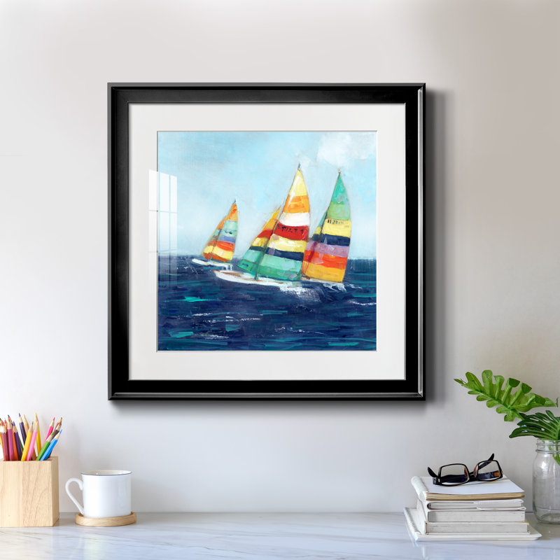 Raton laveur - peinture encadrée, Noir, H 17,5 po x l 17,5 po x P 1,5 po