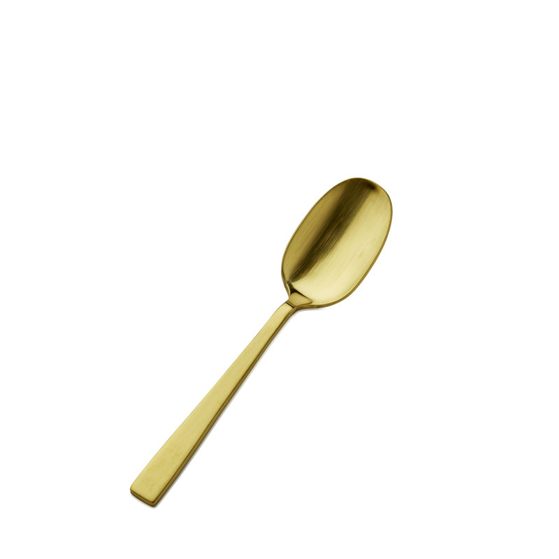 Cuillère à soupe / dessert en acier inoxydable 18/10 Roman, Doré mat
