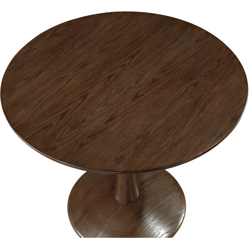 Holly Pedestal Dining Table, 36" L x 36" W, Brown