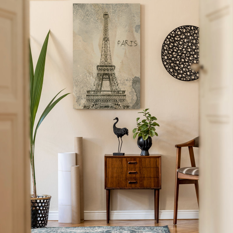 " Remembering Paris ", 27" H x 18" W x 1" D