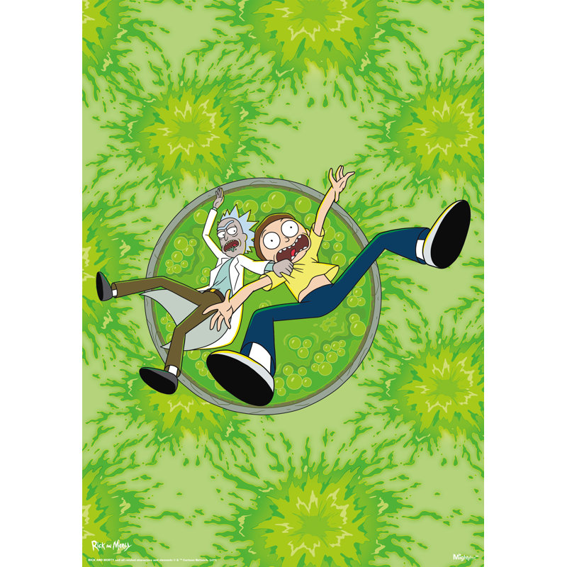 Art mural Rick et Morty (acide)