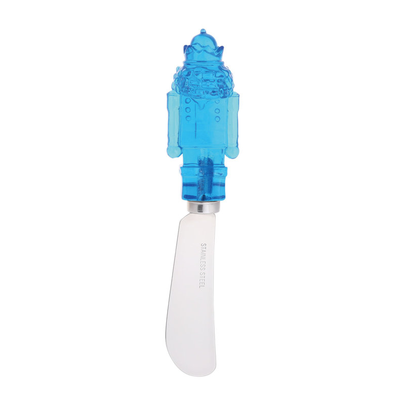 Nutcracker Transparent Polyresin Cheese Spreader, S4