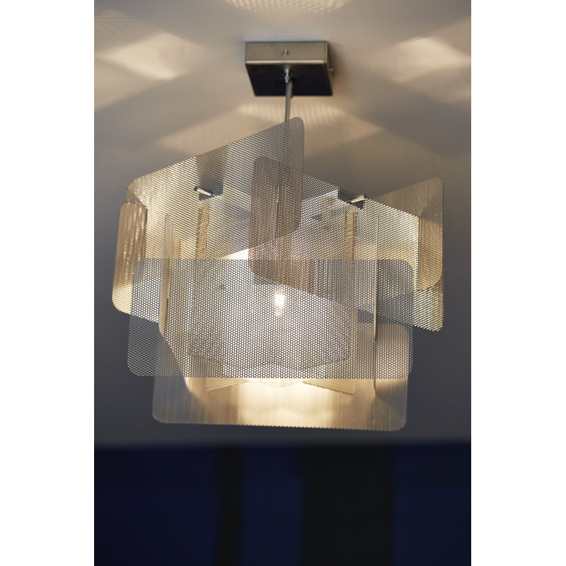 1 - Light Pendant, 10" H x 14" W x 14" D