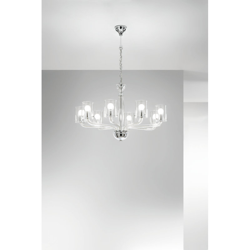 Linkwood 8 - Light Shaded Chandelier