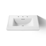 Memoirs® Rectangular Pedestal Bathroom Sink with Overflow