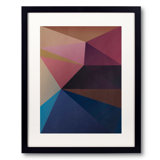 Interconnected Triangles 2 Print by Angel Estevez