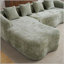 Canapé modulaire en L à compression Boneless-669410177