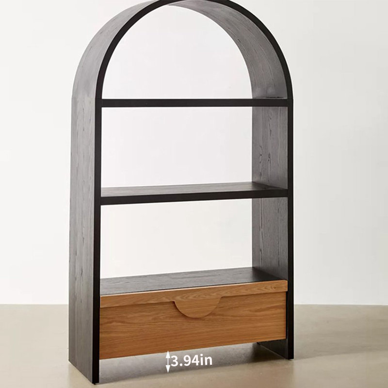 Bibliothèque style français, (3 tablettes) H 70,87 po x l 27,56 po x P 15,75 po